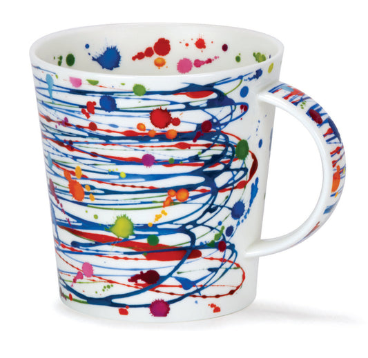 Dunoon Becher Teetasse Kaffeetasse Cairngorm Drizzle blau
