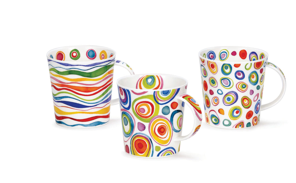 Dunoon Becher Teetasse Kaffeetasse Cairngorm Porzellan-Becher versch. Dekore