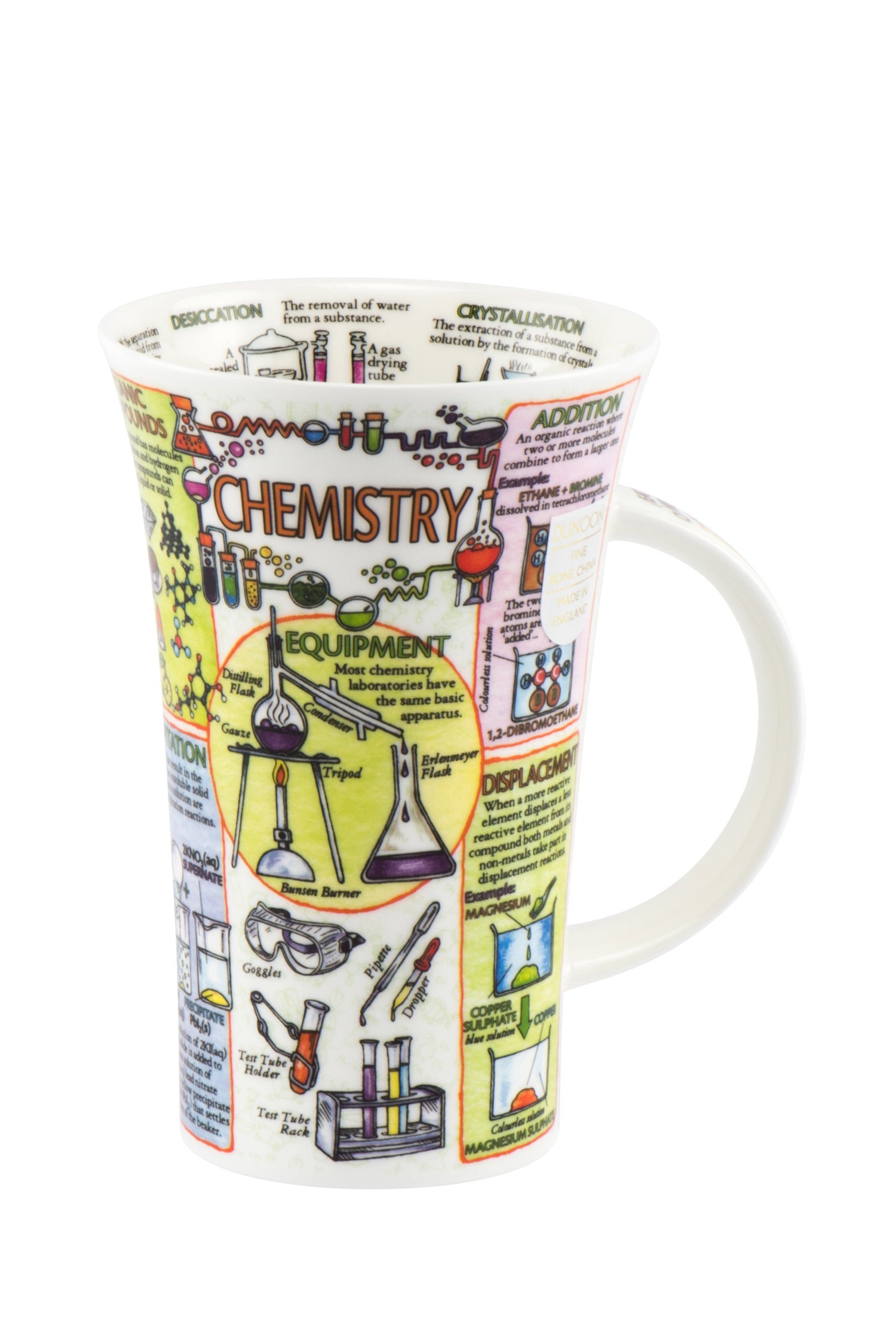 Dunoon Wissens-Becher Teetasse Kaffeetasse Glencoe Porzellan-Becher viele Dekore