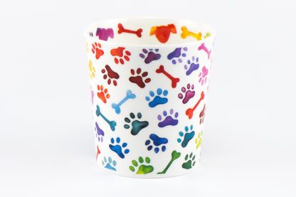 Dunoon Becher Teetasse Kaffeetasse Lomond Pawprints dog
