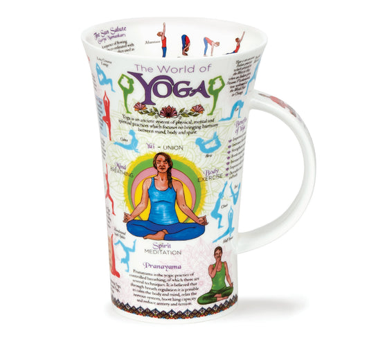 Dunoon Becher Form Glencoe - Dekor WORLD OF YOGA