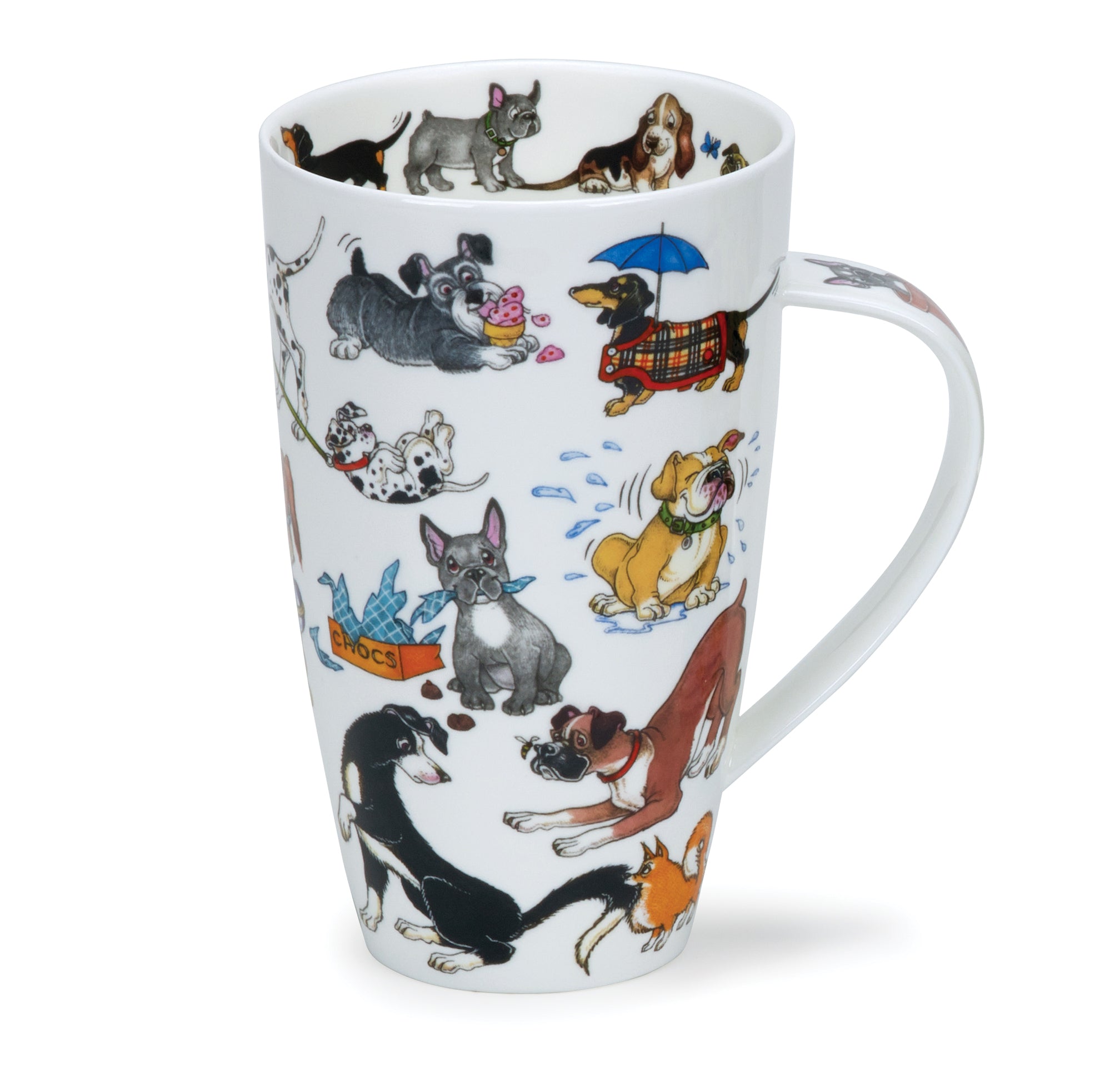 Dunoon Becher Teetasse Kaffeetasse Henley Porzellan-Becher verschiedene Dekore