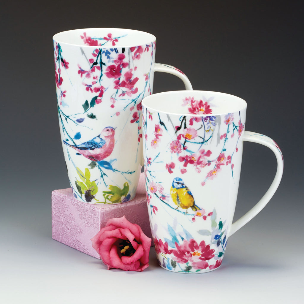 Dunoon Becher Teetasse Kaffeetasse Henley Porzellan-Becher verschiedene Dekore