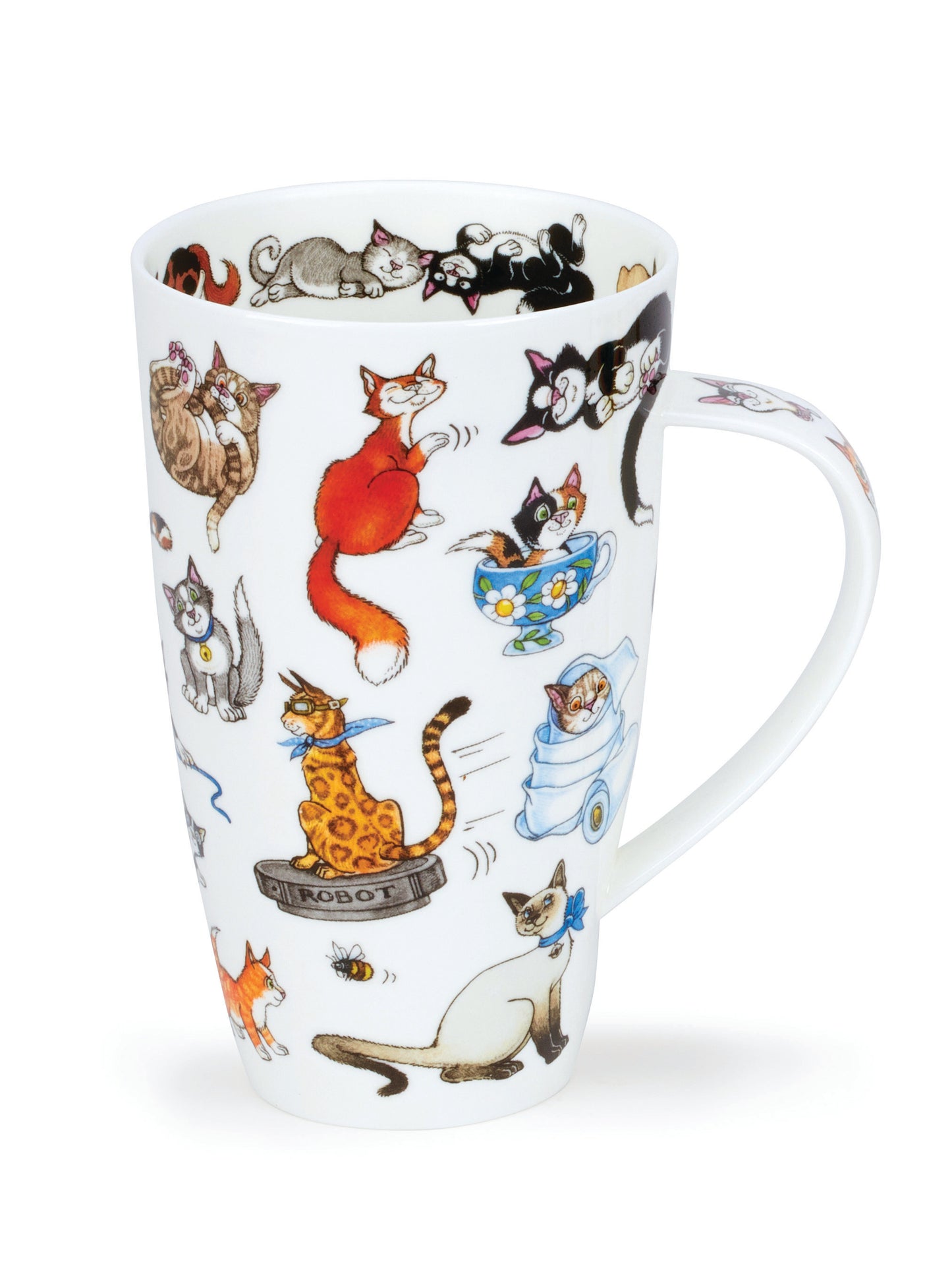 Dunoon Becher Teetasse Kaffeetasse Henley Porzellan-Becher verschiedene Dekore