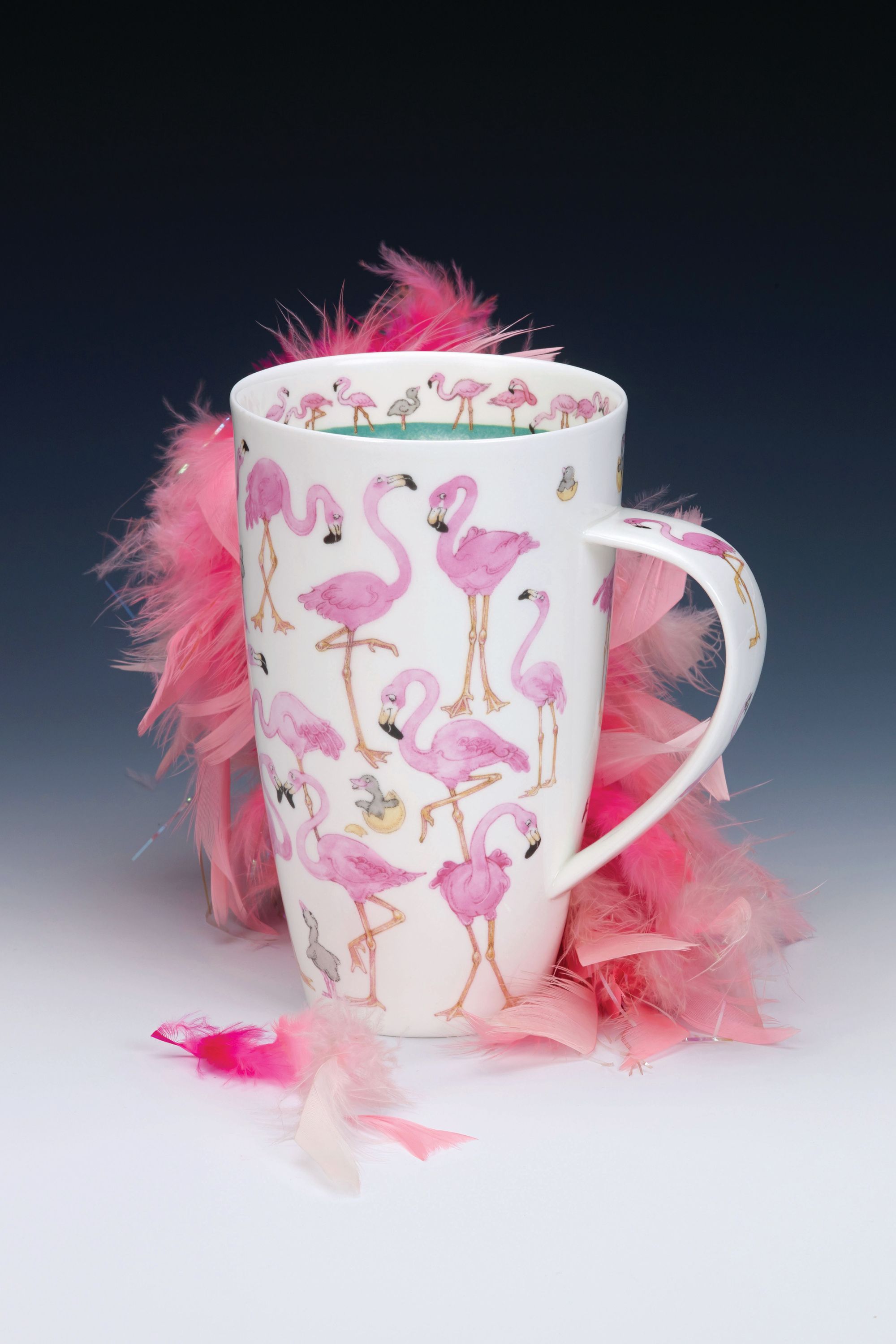 Dunoon Becher Teetasse Kaffeetasse Henley Porzellan-Becher verschiedene Dekore