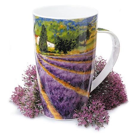 Dunoon Kaffee-Becher Tee-Tasse Henley Paysage Lavender