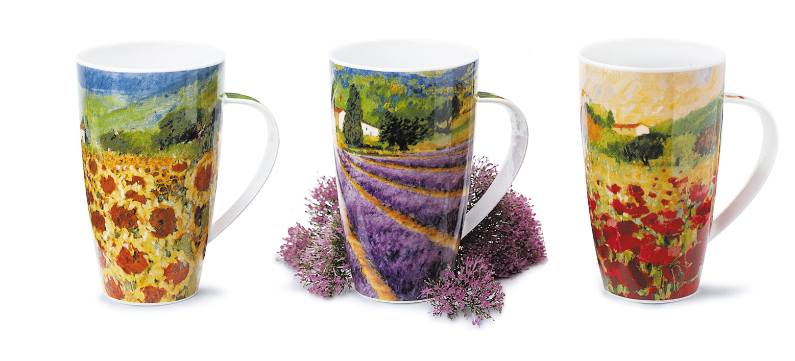 Dunoon Blumen Becher Teetasse Kaffeetasse Henley Porzellan-Becher verschiedene Dekore