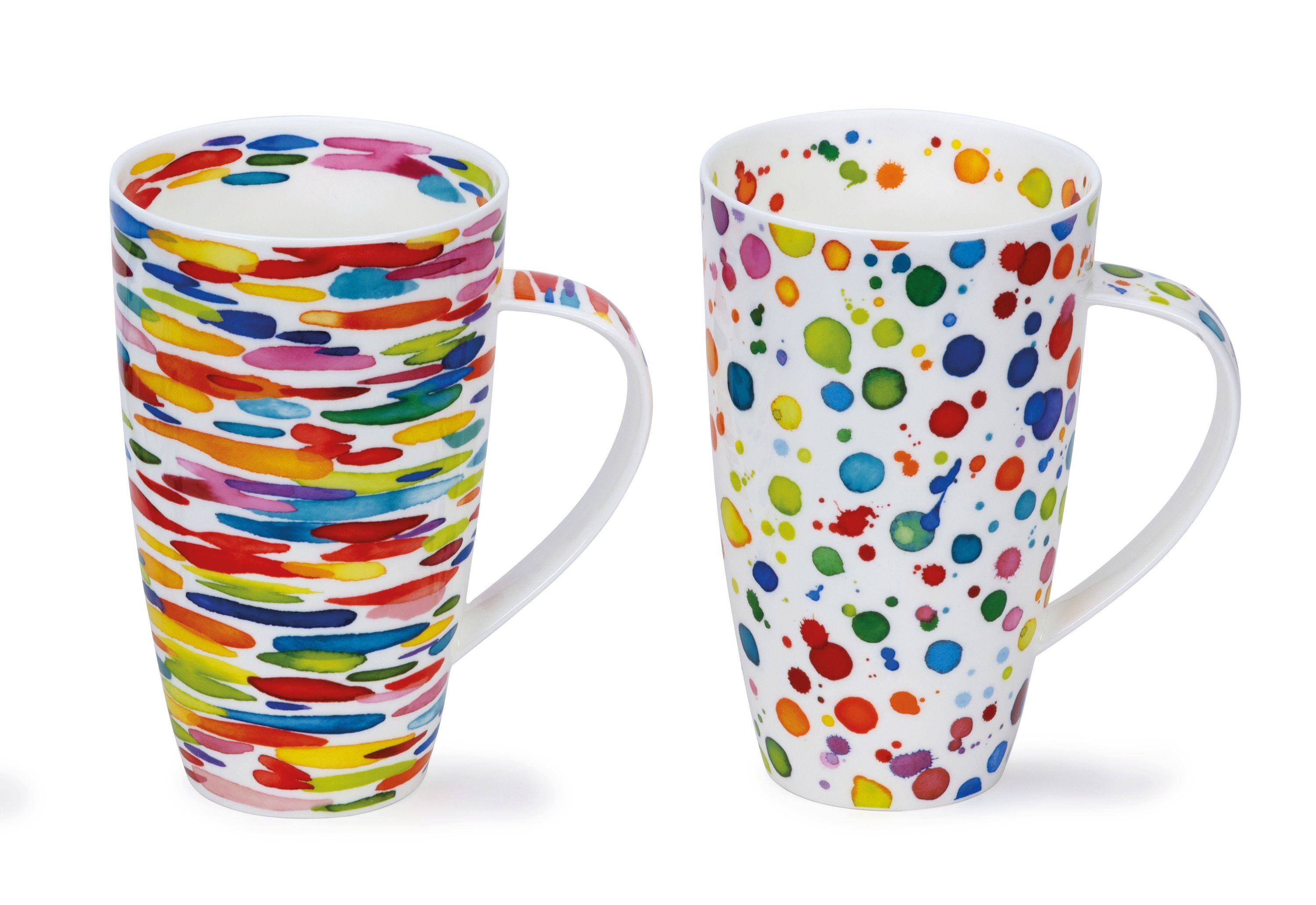 Dunoon Becher Teetasse Kaffeetasse Henley Porzellan-Becher Muster verschiedene Dekore