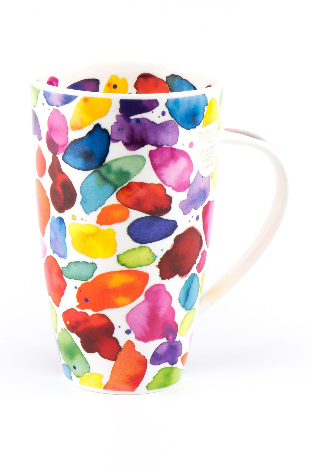 Dunoon Becher Teetasse Kaffeetasse Henley Blobs rot