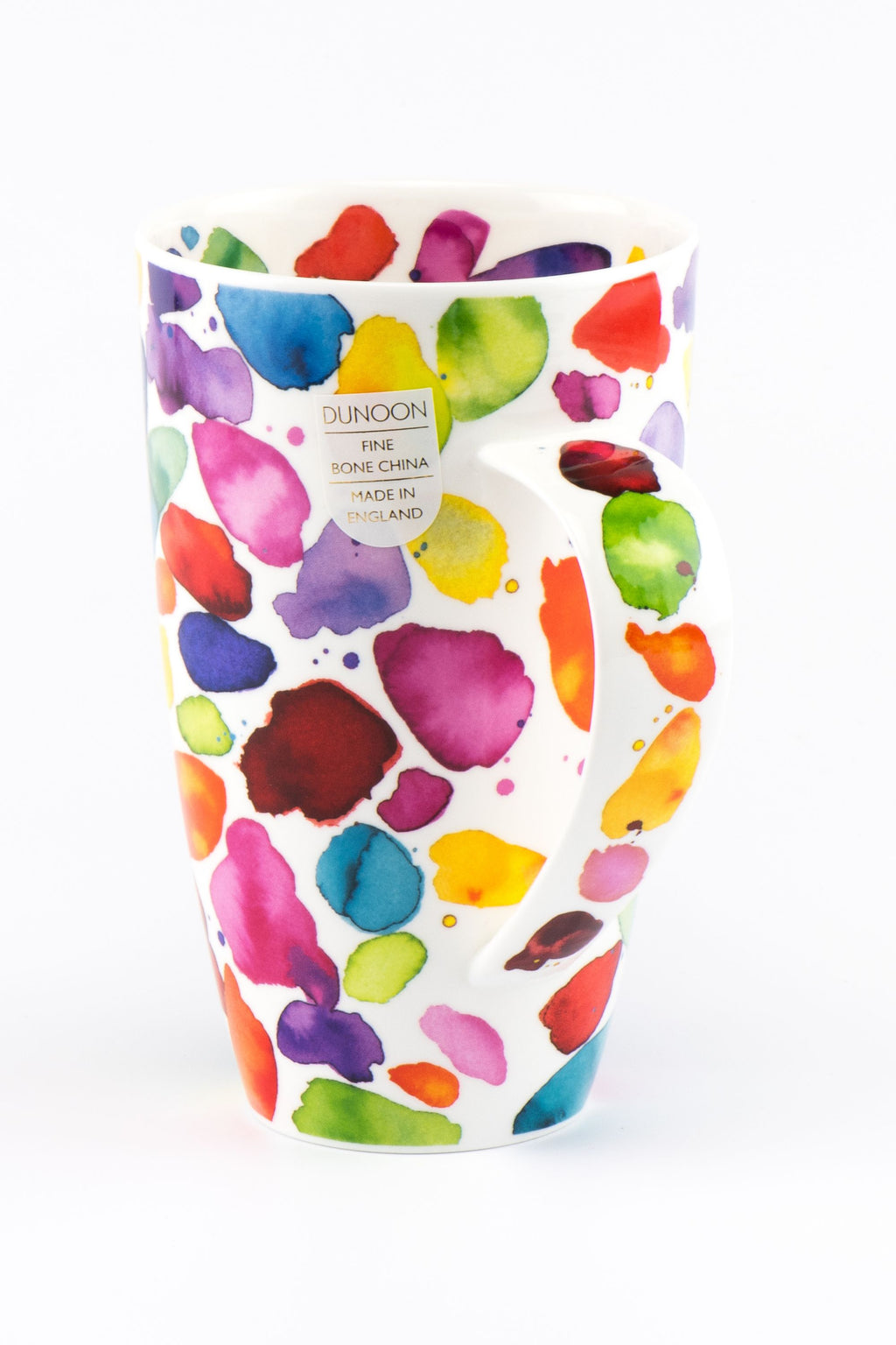 Dunoon Becher Teetasse Kaffeetasse Henley Blobs rot