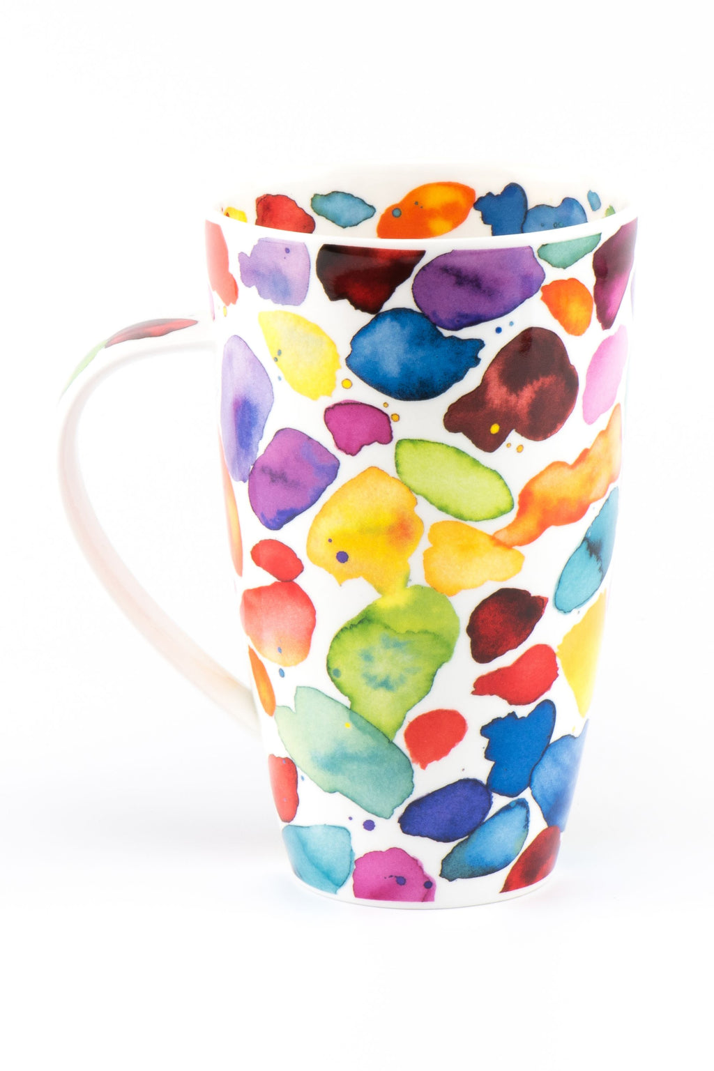 Dunoon Becher Teetasse Kaffeetasse Henley Blobs rot