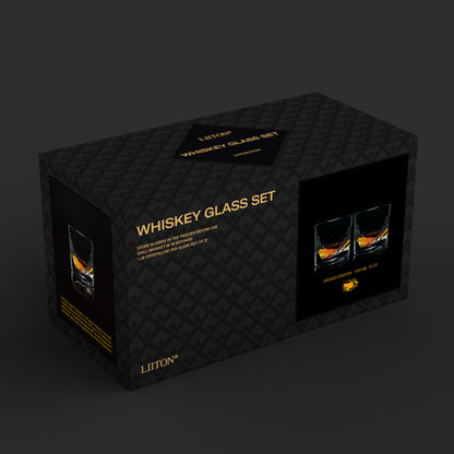 Liiton Whiskeyglas 2er-Set mit Innovativem Chill-Charge System™