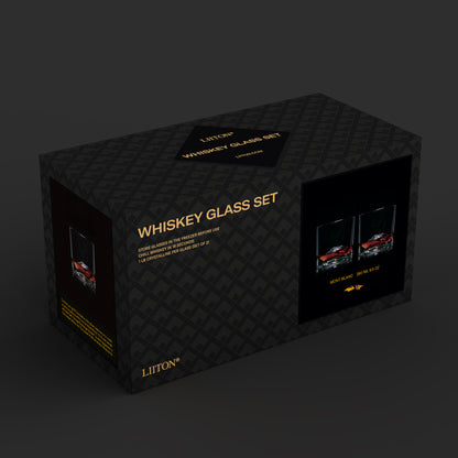 Liiton Whiskeyglas 2er-Set mit Innovativem Chill-Charge System™