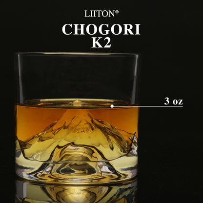 Liiton Whiskeyglas 2er-Set mit Innovativem Chill-Charge System™