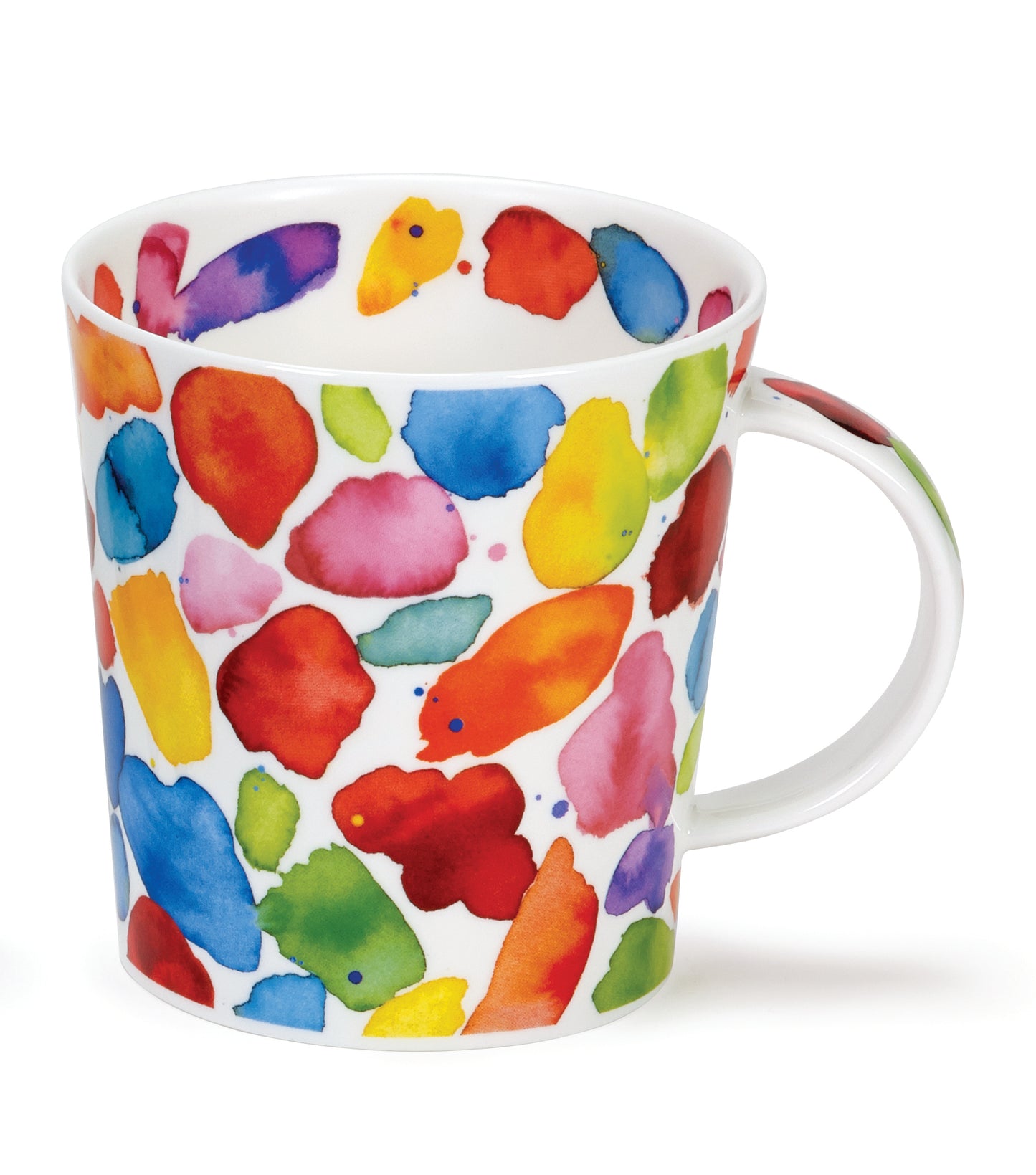 Dunoon Becher Teetasse Kaffeetasse Lomond Blobs rot