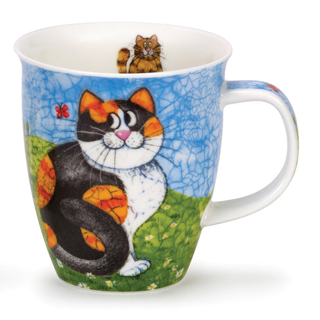 Dunoon Becher Teetasse Kaffeetasse Nevis Happy Cats tortoiseshell