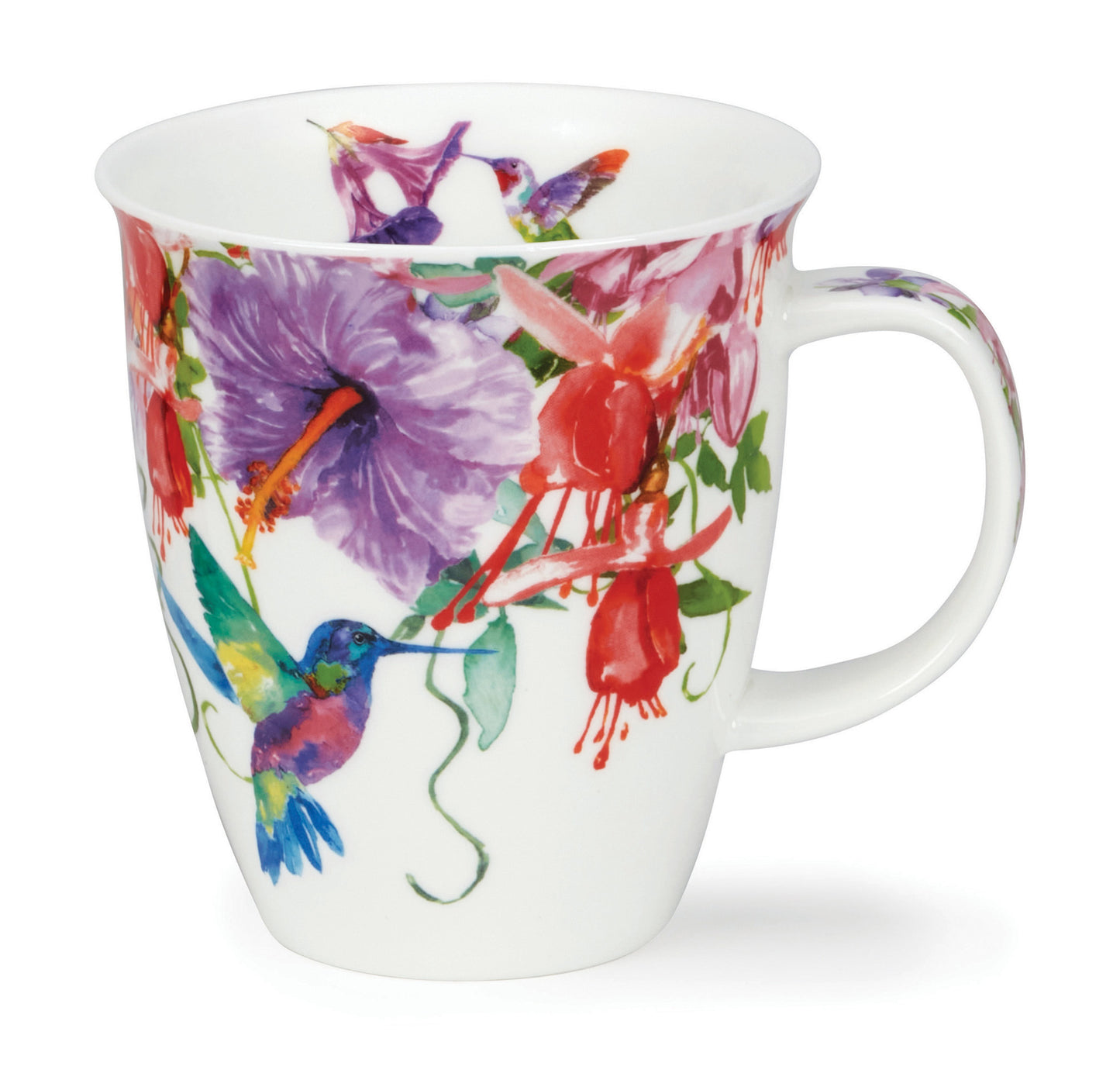 Dunoon Becher Form Nevis - Dekor HUMMINGBIRDS PURPLE