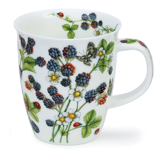 Dunoon Becher Form Nevis  - Dekor WILD FRUITS - BLACKBERRY