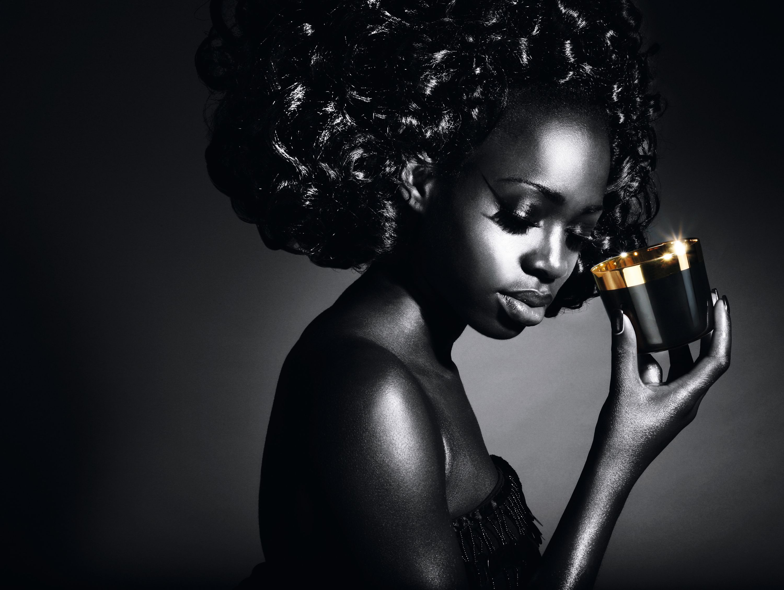 Sieger by Fürstenberg Champagnerbecher NOIR PLAIN - SERIE: SIP OF GOLD