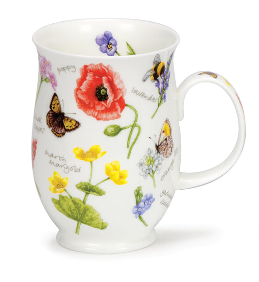 Dunoon Kaffee-Becher Tee-Tasse Suffolk Wayside Lavender Poppy