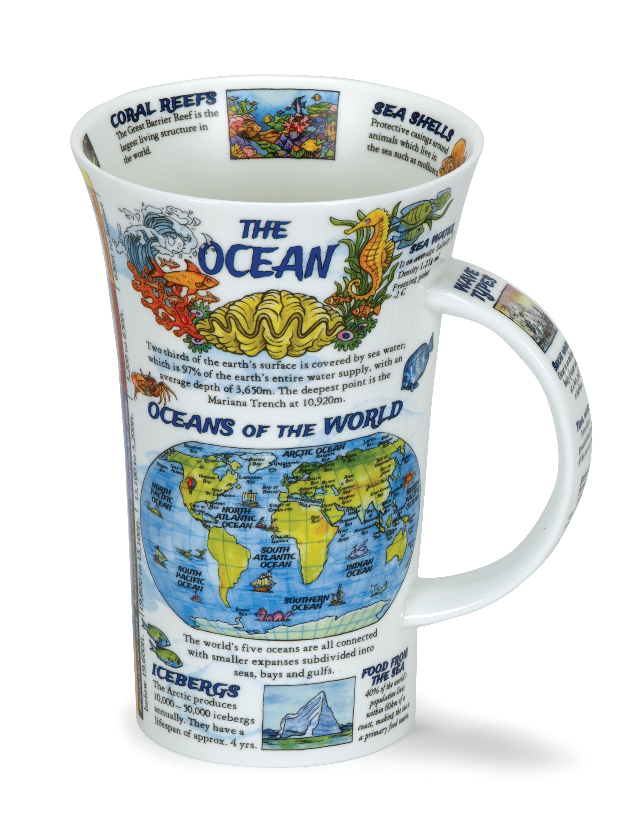 Dunoon Wissens-Becher Teetasse Kaffeetasse Glencoe Porzellan-Becher viele Dekore