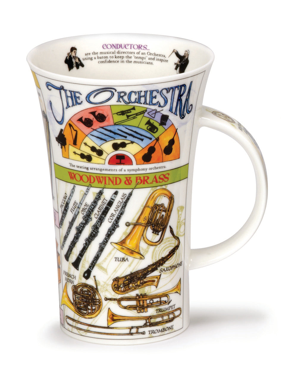 Dunoon Wissens-Becher Teetasse Kaffeetasse Glencoe Porzellan-Becher viele Dekore