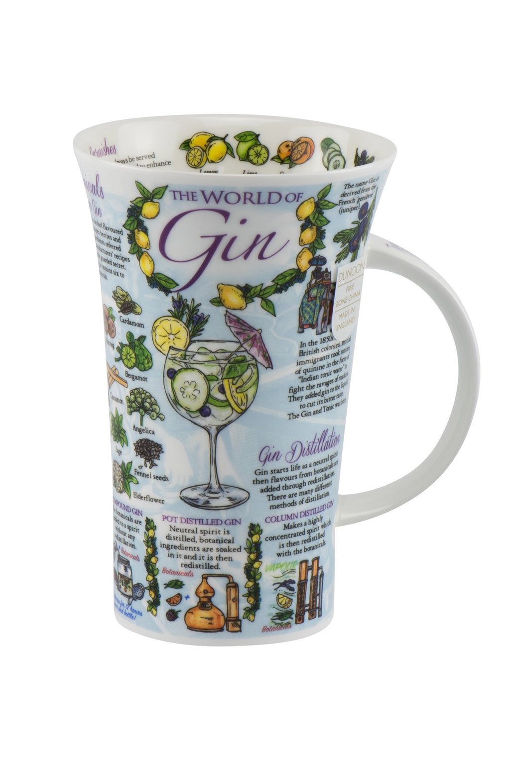 Dunoon Wissens-Becher Teetasse Kaffeetasse Glencoe Porzellan-Becher viele Dekore