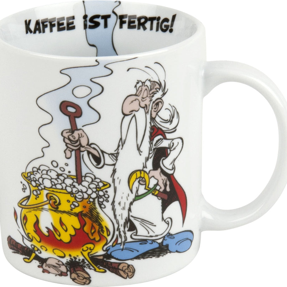 Becher Asterix - Kaffee ist fertig!