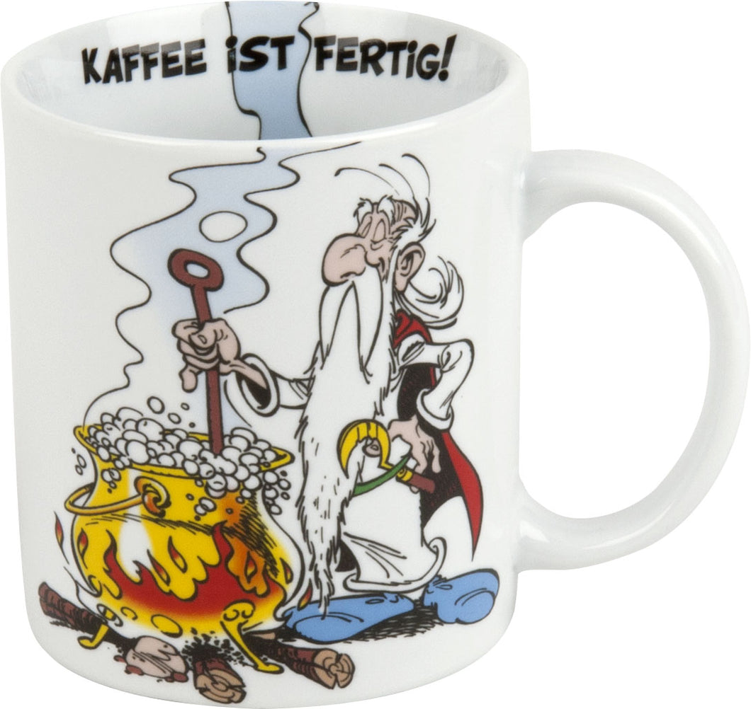 Becher Asterix - Kaffee ist fertig!