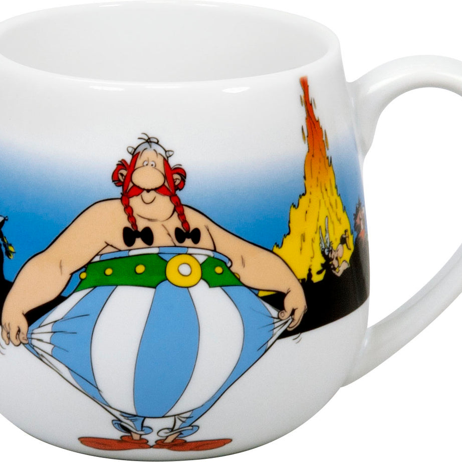 Kuschelbecher Asterix - Ich bin nicht dick!