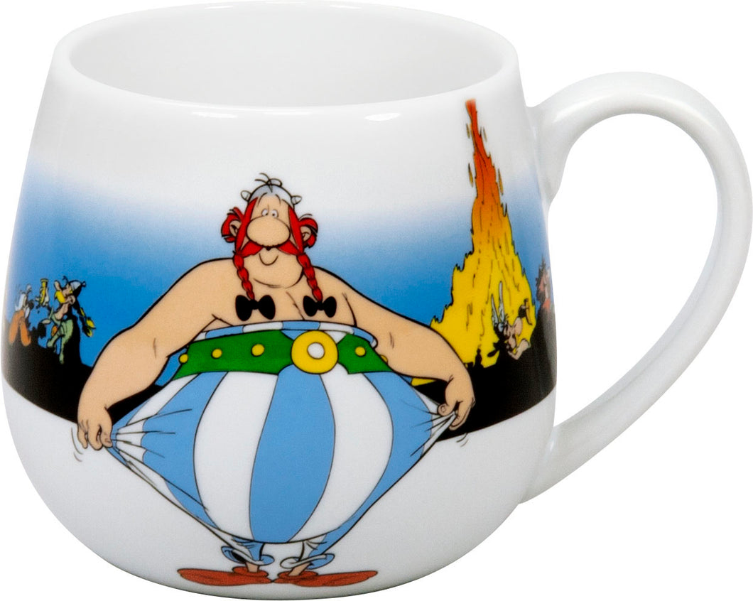 Kuschelbecher Asterix - Ich bin nicht dick!