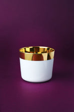 Load image into Gallery viewer, Sieger by Fürstenberg Champagnerbecher WHITE PLAIN - SERIE: SIP OF GOLD
