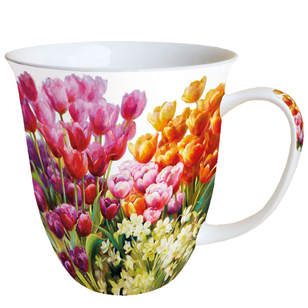 Ambiente Becher Kaffeebecher Teebecher 0.4L Tulips