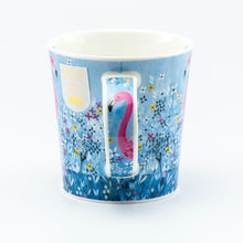 Load image into Gallery viewer, Dunoon Kaffee-Becher Tee-Tasse Lomond Fancy Feathers Flamingo
