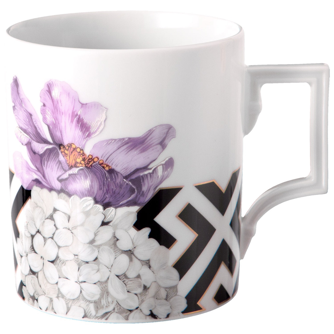 Henkelbecher, "The MEISSEN Mug Collection", "Royal Flower", Form "Berlin", V 0,25 l