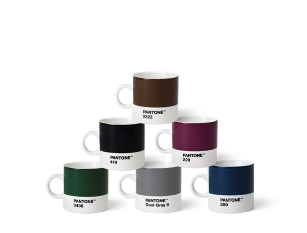 Porzellan-Espressotassen-Set 3 (Natur-Farben)