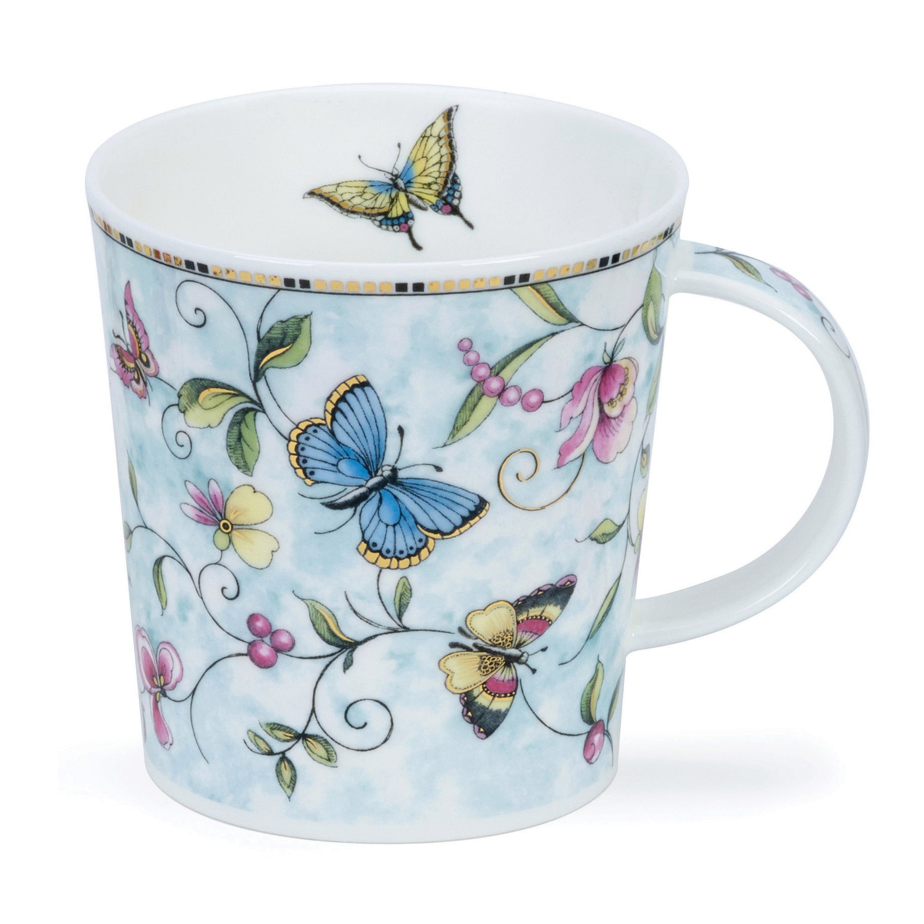 Dunoon Becher Teetasse Kaffeetasse Lomond Avalon Schmetterling
