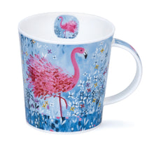 Lade das Bild in den Galerie-Viewer, Dunoon Kaffee-Becher Tee-Tasse Lomond Fancy Feathers Flamingo
