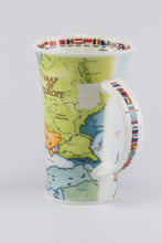 Load image into Gallery viewer, Dunoon Becher Teetasse Kaffeetasse  Glencoe Map of Europe
