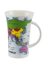Load image into Gallery viewer, Dunoon Becher Teetasse Kaffeetasse  Glencoe Map of the World
