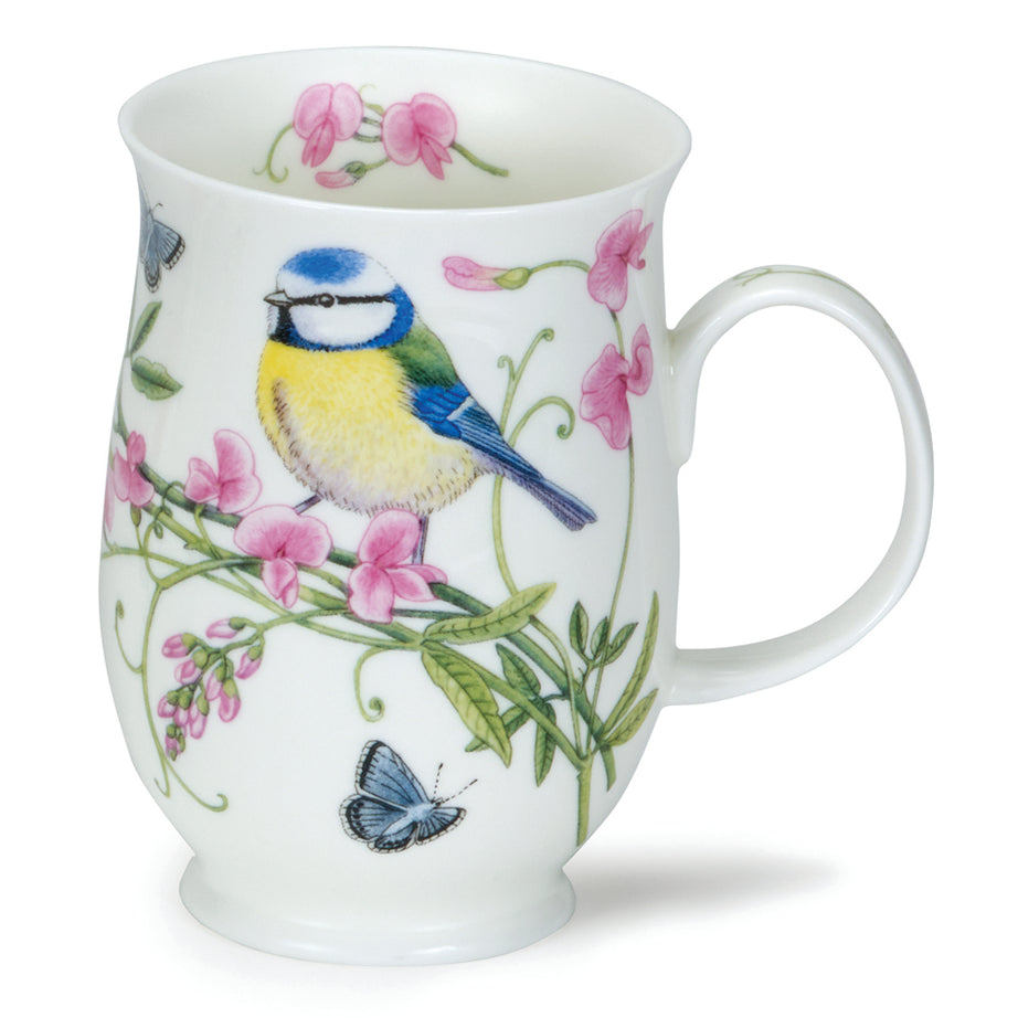 Dunoon Kaffee-Becher Tee-Tasse Suffolk Hedgerow Bird Blaumeise