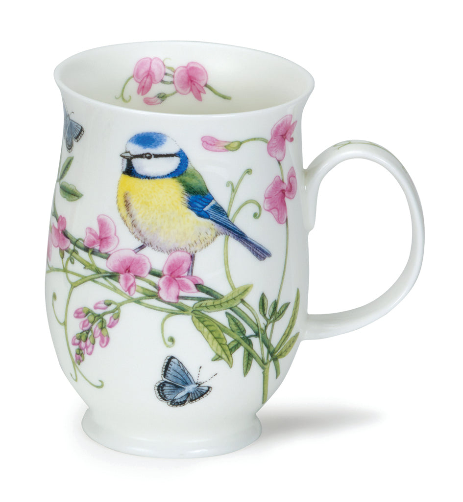 Dunoon Kaffee-Becher Tee-Tasse Suffolk Hedgerow Bird Blaumeise